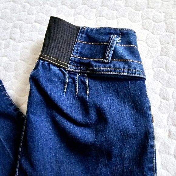 Lamasini skinny jeans 13 button fly elastic waist big butts - Picture 11 of 12